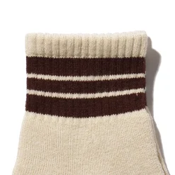 Women BEAMS Plus - Chaussettes School Boy - Brun