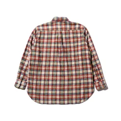 BEAMS Plus - Chemise Brushed Flannel - Blanc