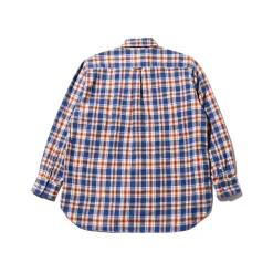 BEAMS Plus - Chemise Brushed Flannel - Bleu