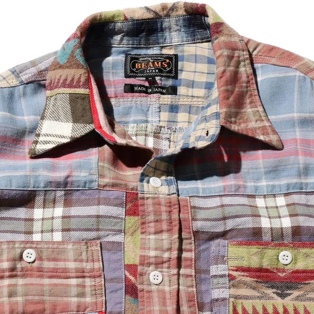 BEAMS Plus - Chemise Indian Flannel - Multicolore