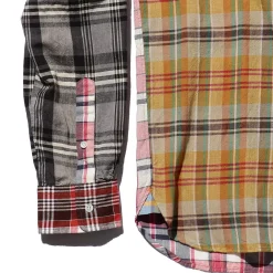BEAMS Plus - Chemise Madras - Bleu