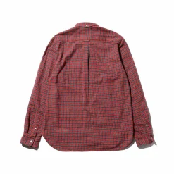 BEAMS Plus - Chemise Mini Plaid Flannel - Rouge