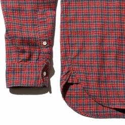 BEAMS Plus - Chemise Mini Plaid Flannel - Rouge