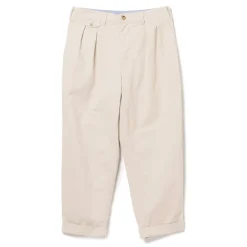 Beams Plus - Pantalon à pinces - Ecru
