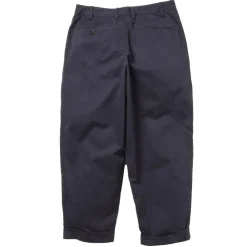 Beams Plus - Pantalon 2 Pleats Twill - Bleu