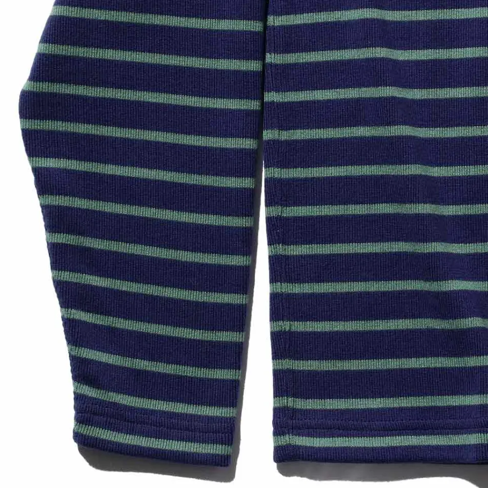 BEAMS Plus - T-shirt Fraise Stripe - Marine