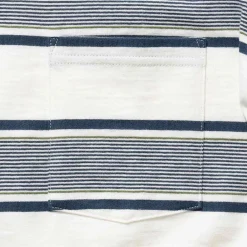 BEAMS Plus - T-shirt Stripe - Blanc