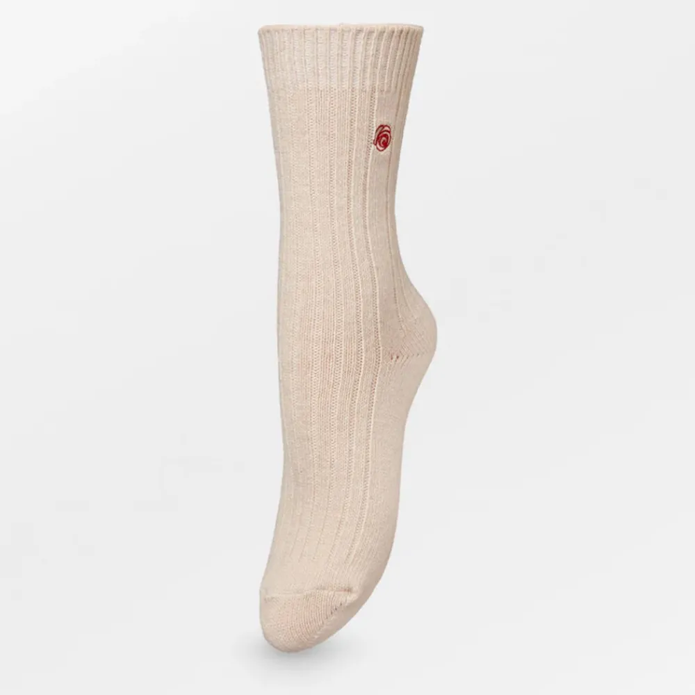 Women Becksöndergaard - Chaussettes Rose Wola - Beige