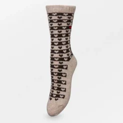 Women Becksöndergaard - Chaussettes Heart Wola - Marron