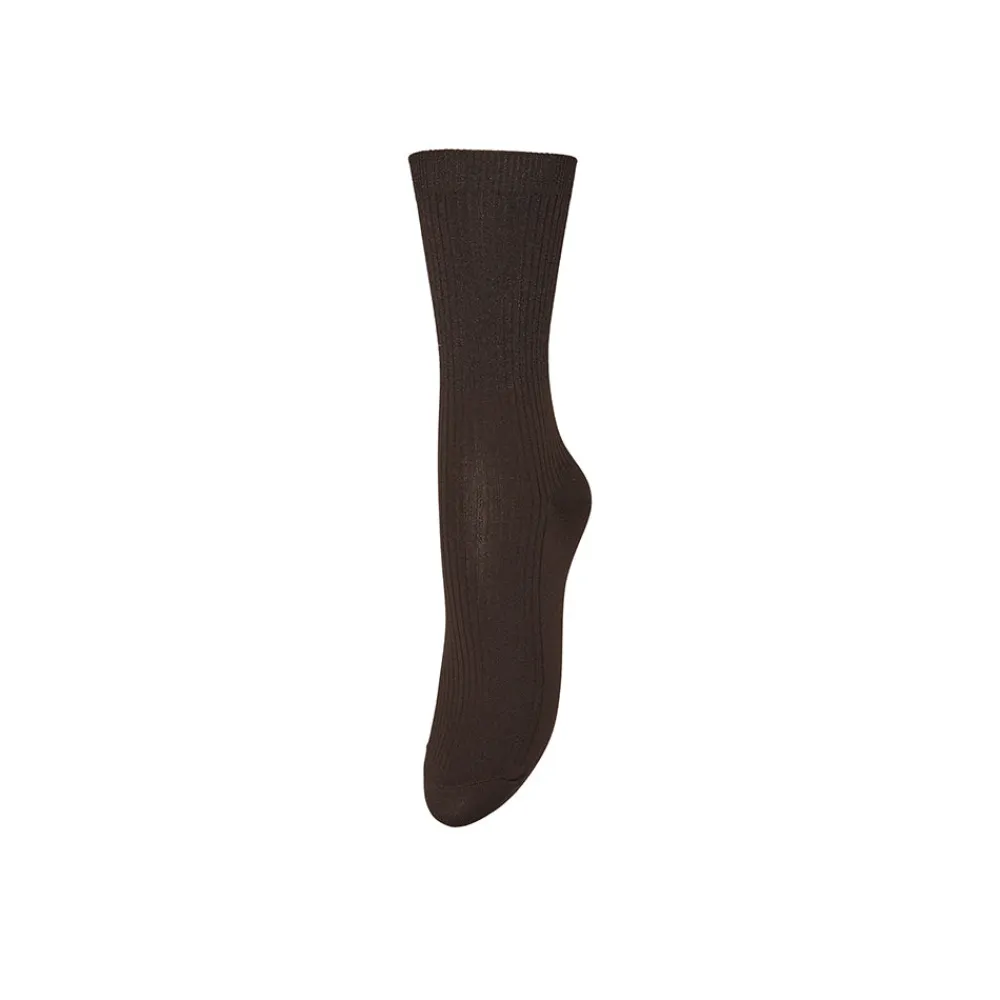 Women Becksöndergaard - Chaussettes Grady Glitter - Marron