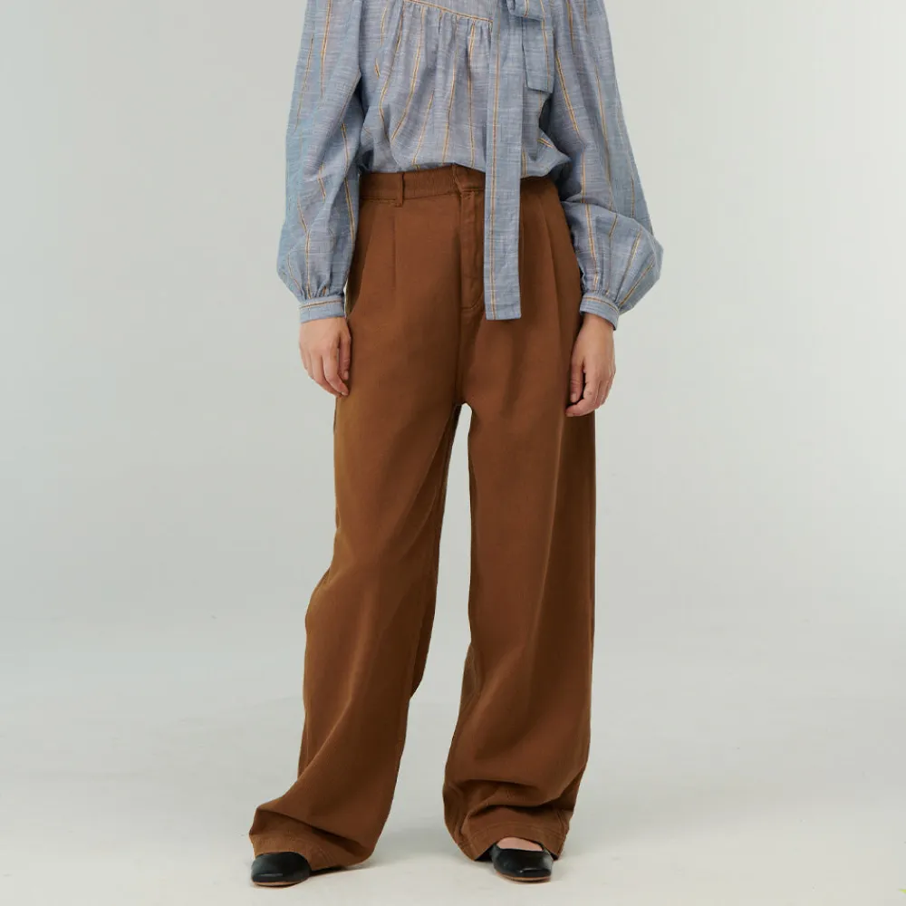 Women Belle Pièce - Pantalon Hugo - Cafe