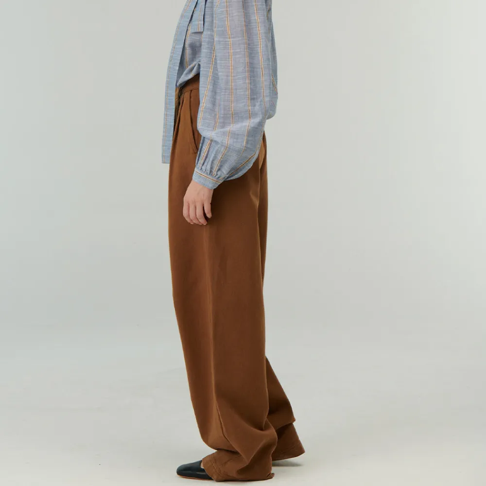 Women Belle Pièce - Pantalon Hugo - Cafe