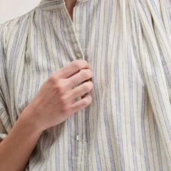 Women BELLEROSE - Blouse Ink - Blanc rayées