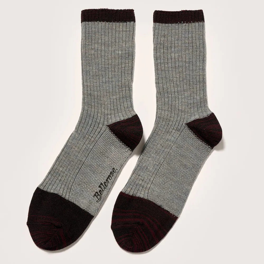 Women BELLEROSE - Chaussettes Baudy - Gris/Noir