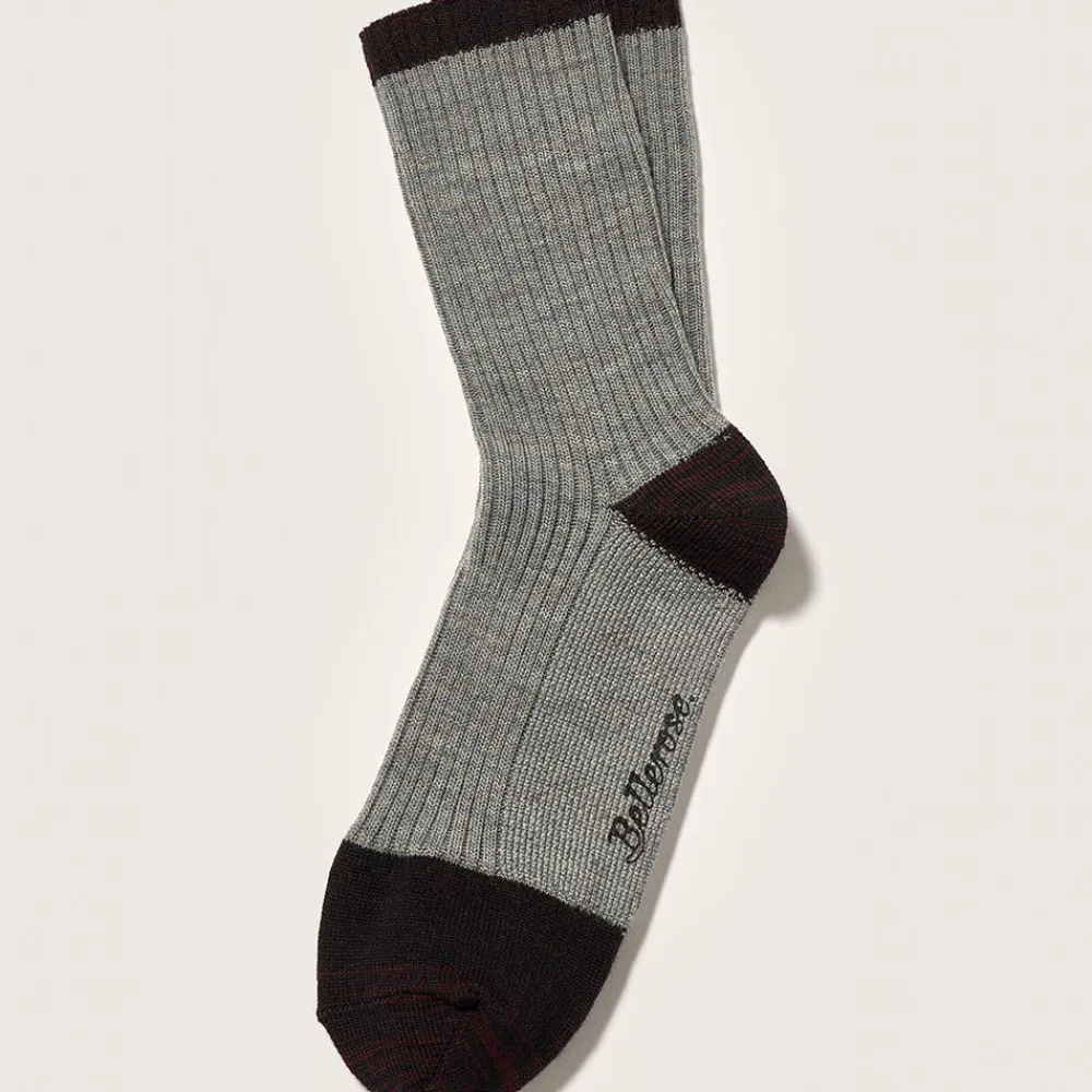 Women BELLEROSE - Chaussettes Baudy - Gris/Noir