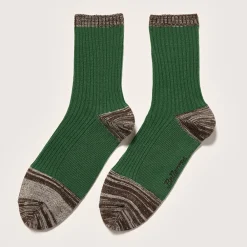 Women BELLEROSE - Chaussettes Baudy - Vert/Gris