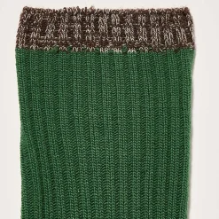 Women BELLEROSE - Chaussettes Baudy - Vert/Gris