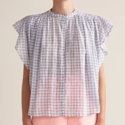 Women Bellerose - Chemise Chaos - Vichy bleu