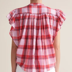 Women Bellerose - Chemise Chaos - Carreaux rose
