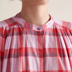 Women Bellerose - Chemise Chaos - Carreaux rose