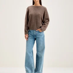 Women BELLEROSE - Pull Deros - Marron