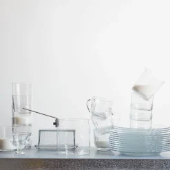 1139 BAZAR DE LUXE Beurrier en verre moulé
