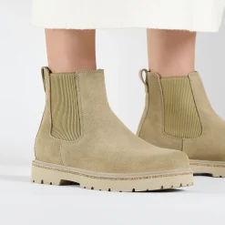 Women BIRKENSTOCK - Bottes Highwood Slip On - Taupe