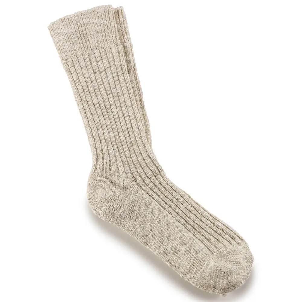 Women BIRKENSTOCK - Chaussettes Coton Flammé - Beige