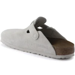 Women Birkenstock - Sabots Boston - Antique White