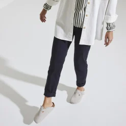 Women Birkenstock - Sabots Boston - Antique White