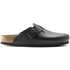Women BIRKENSTOCK - Sabots Boston en cuir naturel - Noir