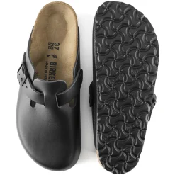 Women BIRKENSTOCK - Sabots Boston en cuir naturel - Noir