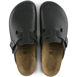 Women BIRKENSTOCK - Sabots Boston en cuir naturel - Noir
