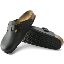 Women BIRKENSTOCK - Sabots Boston en cuir naturel - Noir
