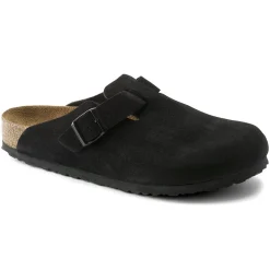 Women BIRKENSTOCK - Sabots Boston - Lit de pied souple - Noir