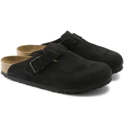 Women BIRKENSTOCK - Sabots Boston - Lit de pied souple - Noir