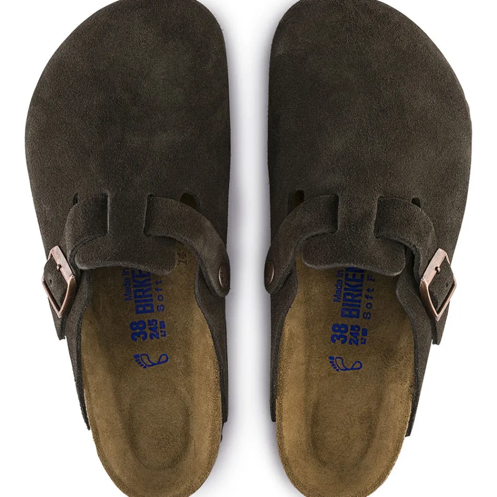 BIRKENSTOCK - Sabots Boston - Lit de pied souple - Mocha