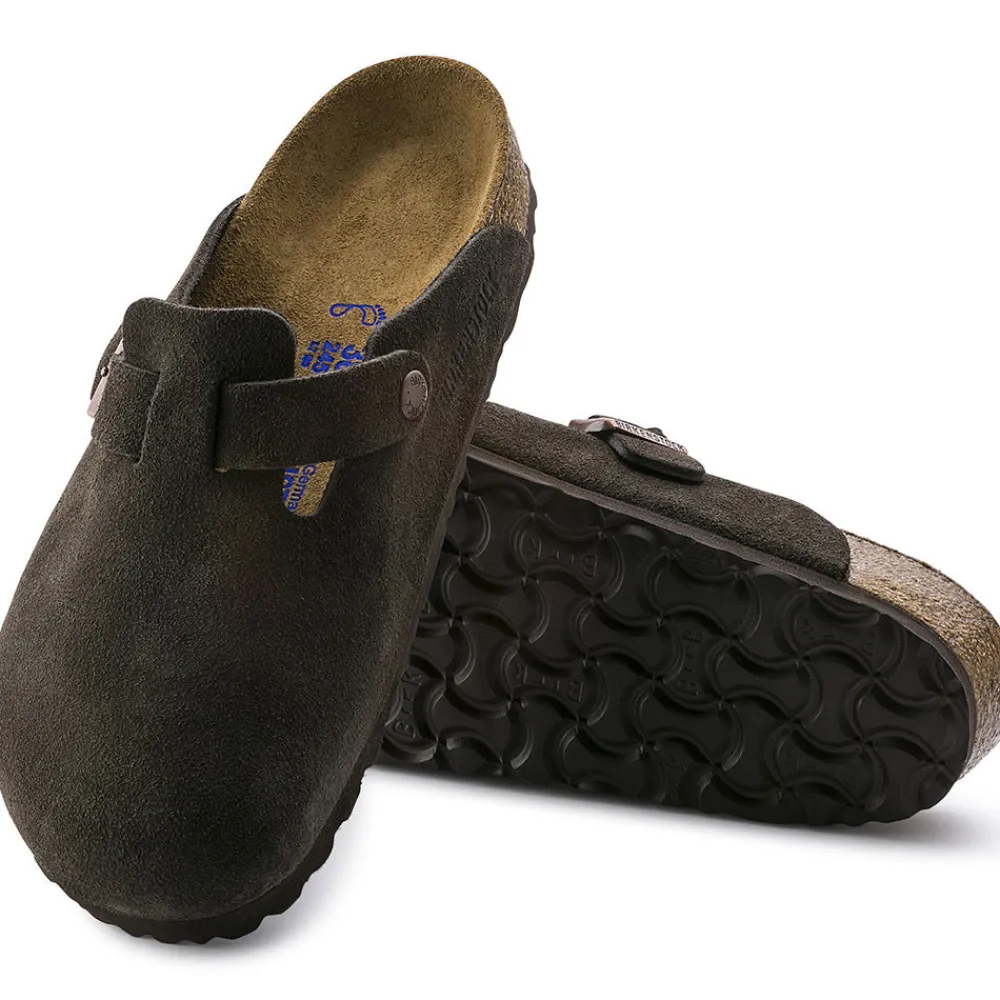 BIRKENSTOCK - Sabots Boston - Lit de pied souple - Mocha