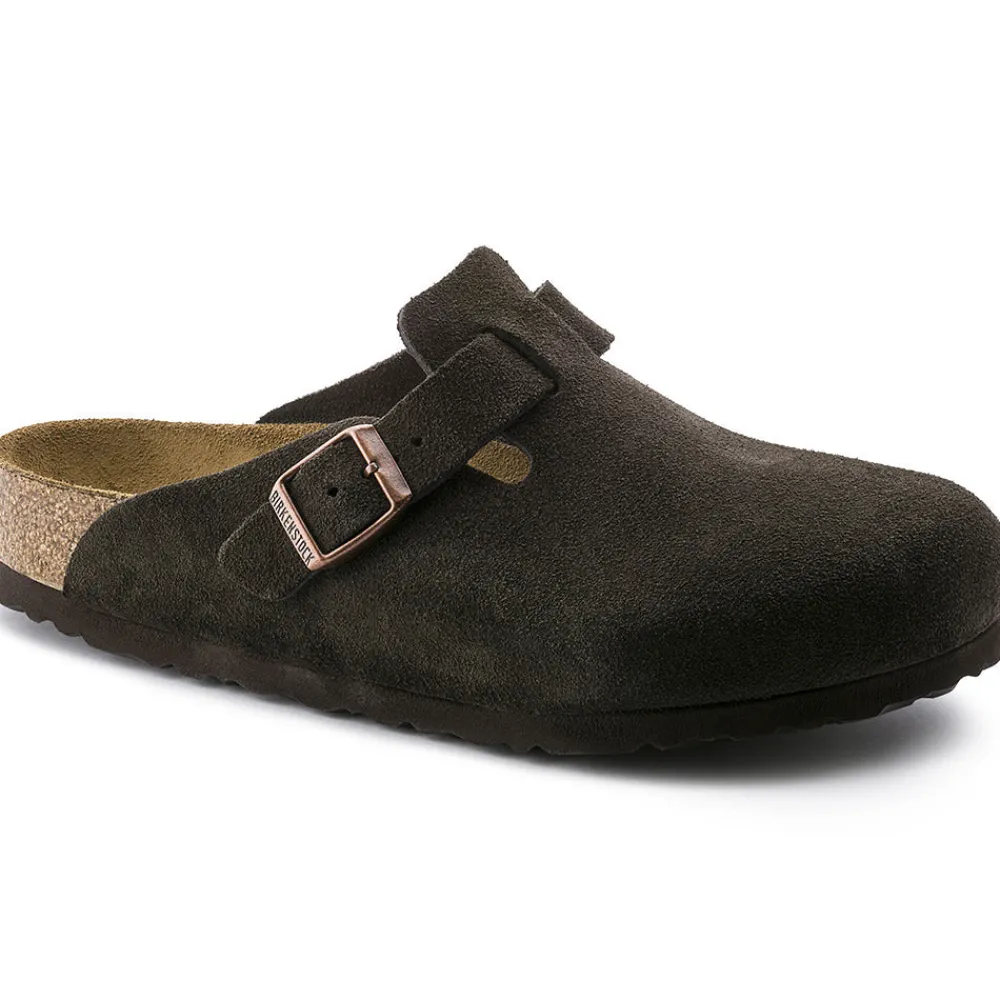 BIRKENSTOCK - Sabots Boston - Lit de pied souple - Mocha