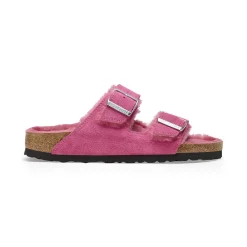 Women Birkenstock - Sandales Arizona en Fourrure - Rose