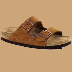 Women Birkenstock - Sandales Lit de pied souple Arizona - Marron