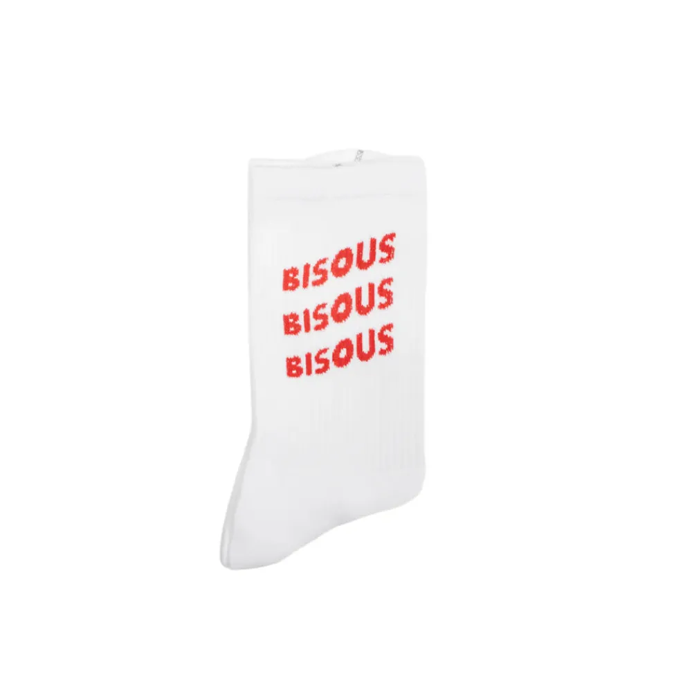 Women Bisous Skateboard - Chaussettes Sonics - Rouge