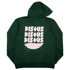Bisous Skateboard - Hoodie Cap D'agde - Vert