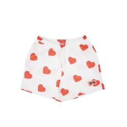 BISOUS SKATEBOARD - Short Coeur - Blanc