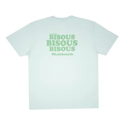 BISOUS SKATEBOARD - T-shirt Grease - Vert Menthe