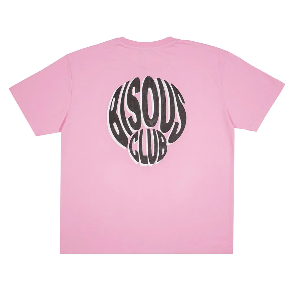 BISOUS SKATEBOARD - T-Shirt Bisous Blow up - Rose