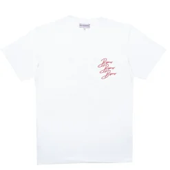 Bisous Skateboard - T-Shirt SS Cigarette - Blanc