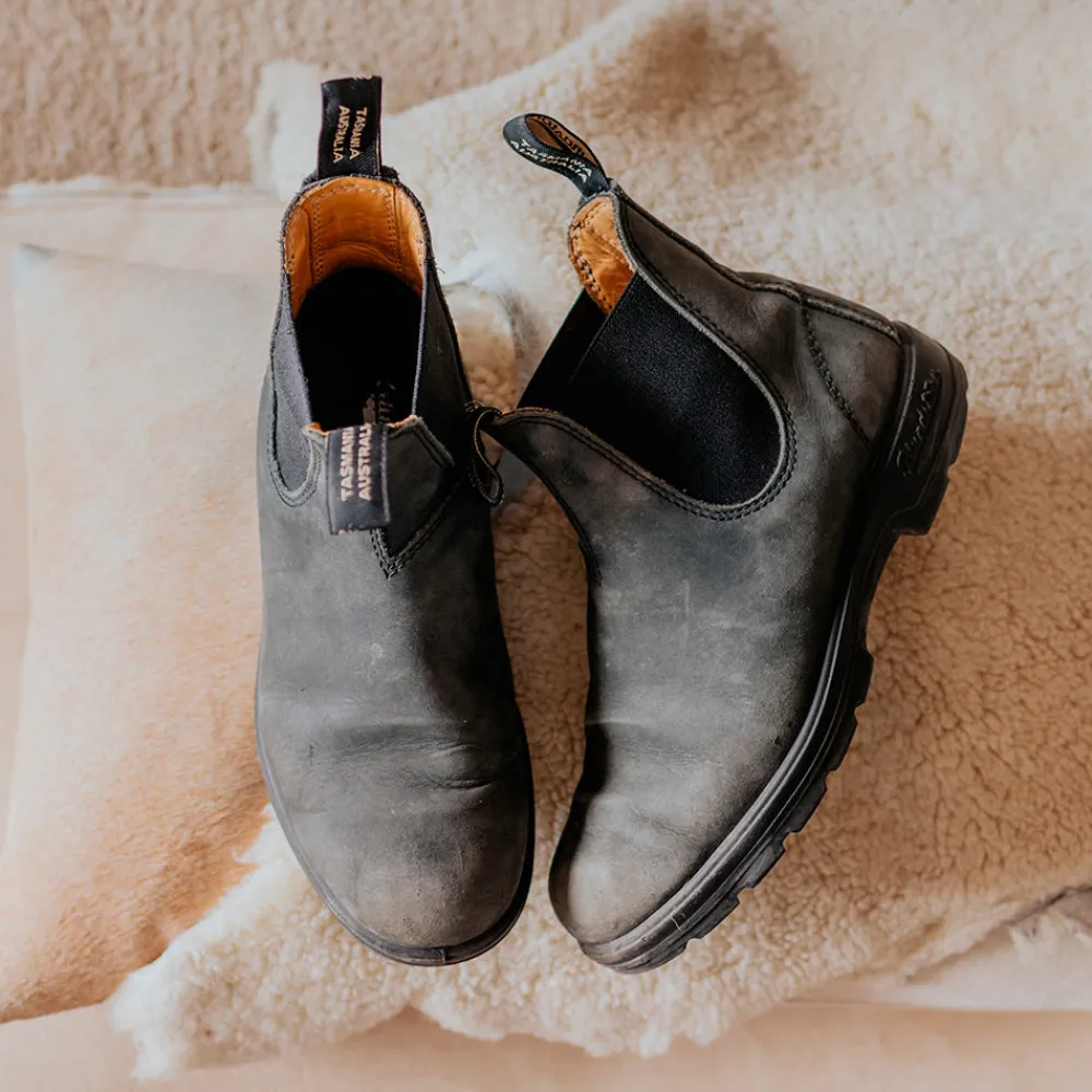Women Blundstone - Bottines Classic Chelsea - Gris Anthracite