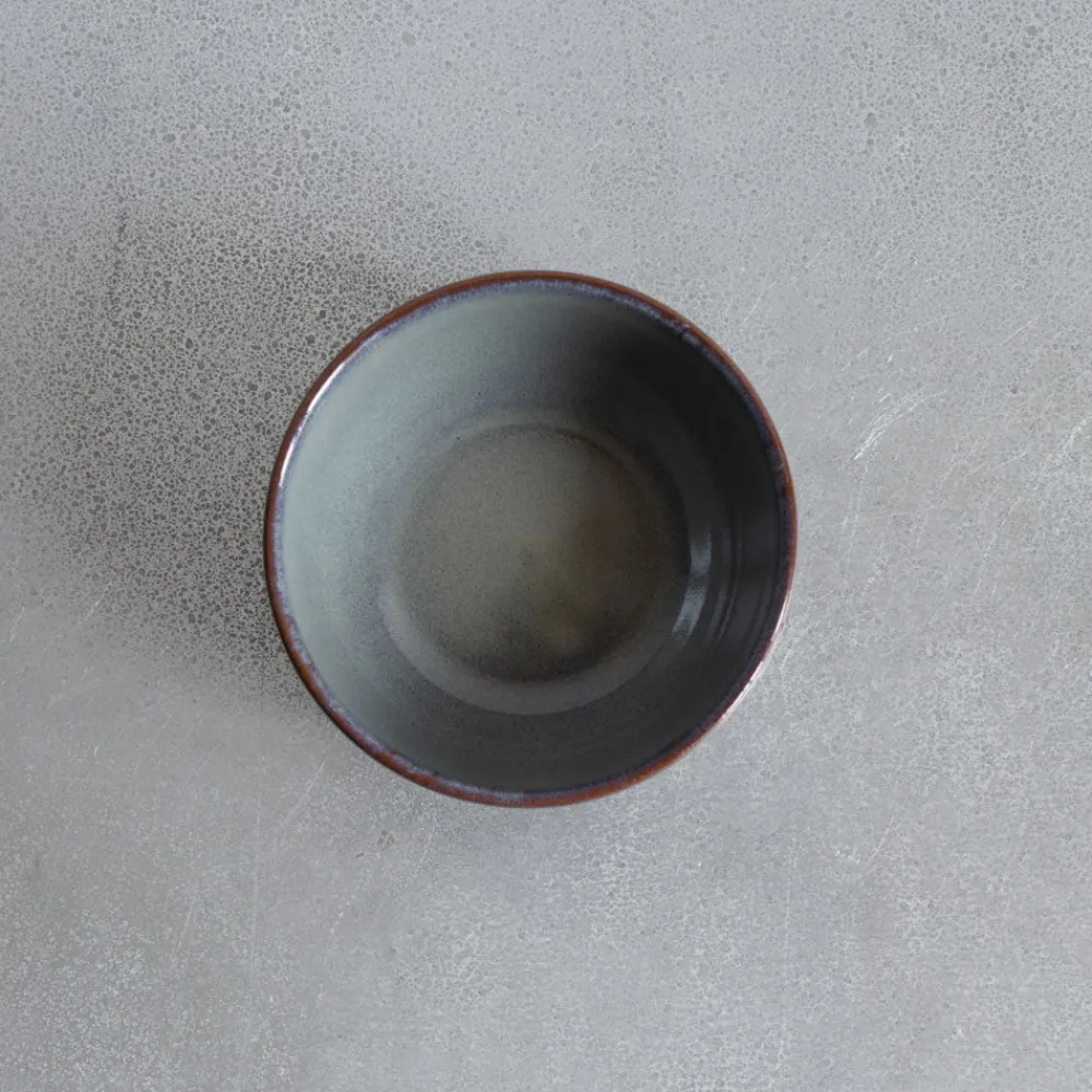 559 STONEWARE Bol en grès émaillé Jaspe - Vert