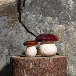 1852 VISTA ALEGRE Boîte champignon en faïence